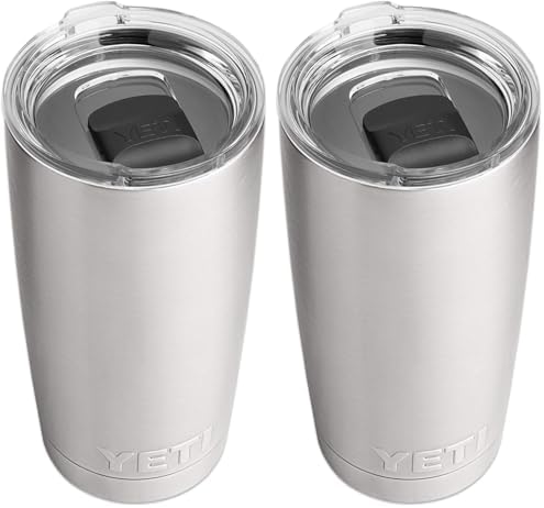 YETI Rambler 20 oz Stainless Steel Vacuum Insulated Tumbler w/MagSlider Lid by YETI