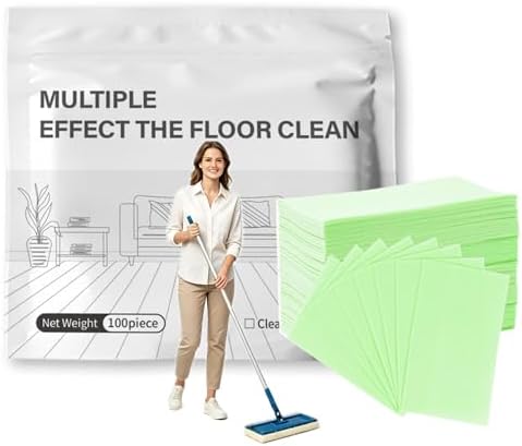 Floor Cleaning Tablets, Multi-Surface Cleaner Tabs for Hardwood, Tile, Vinyl & Marble, Deep Stain, Grease & Limescale Remover, Fresh Scents, 30/60/100 Counts by Unknown