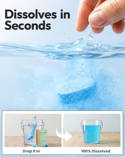 SOPAMI multi-effect floor cleaning tablets 24 Counts Lemon Scent - Image 2