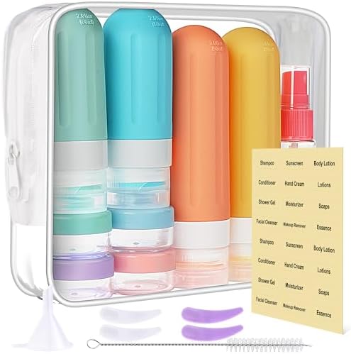Travel Bottles for Toiletries 18Pack Containers Travel Size Toiletries - Image 2