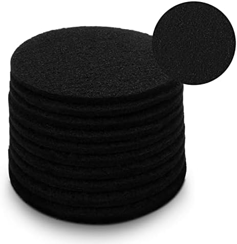 10 Pack Charcoal Filters for Kitchen Compost Bin, Compost Filters for Countertop Bin Pail Replacement, Activated Charcoal Home Bucket Refill Sets, Round 6.7 Inch - Image 4