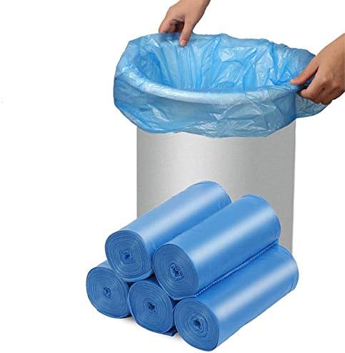 Compostable Trash Bags, 13-15 Gallon Biodegradable Trash Bags Recycled Garbage Bags Unscented Wastebasket Liners for Kitchen Office(75 Counts, Blue) by Inwaysin