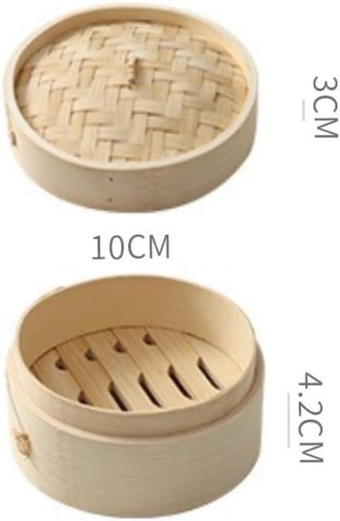 Natural Bamboo Shampoo Bar Holder with Lid Round Soap Dish Handmade Soap Case for Bathroom Shower Kitchen (10cm,2PCS) - Image 7