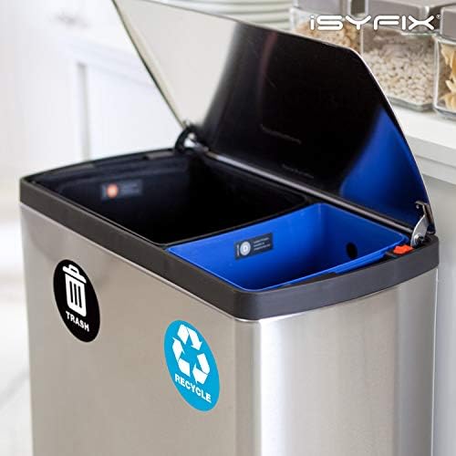 iSYFIX Recycle Sticker for Trash Can, 6 Pack, 5 inch - Image 5