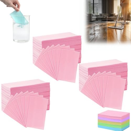 Variety of Scents Multiple Effect the Floor Cleans, 2026 Upgraded Floor Cleaning Solution Tablets, Dissolvable Pre-Measured Deep Cleaning Cleaning Solution (Pink, 300Pcs) by Unknown