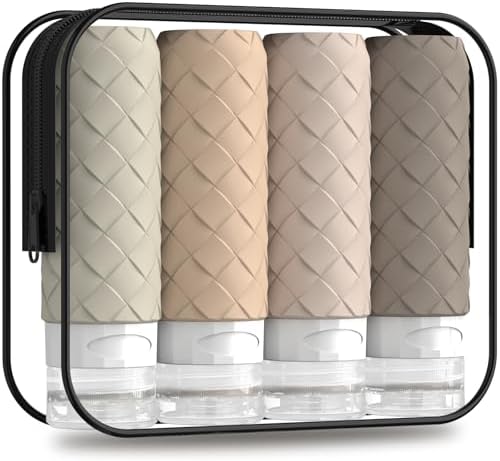 Silevoler Travel Bottles for Toiletries, TSA-Approved Travel Size Container by Silevoler