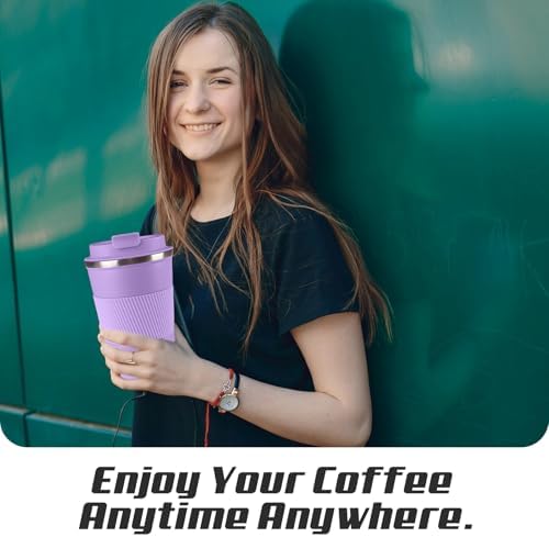 Vacuum Insulated Stainless Steel Travel Coffee Mug,Leak Proof Cup with Lid - Image 6