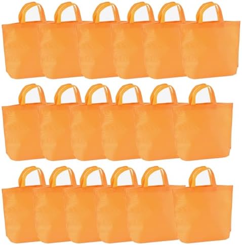 36-Pack Tote Bags Multipurpose Reusable Grocery Bag (Orenge Colors 36 Pack) by Unknown