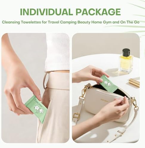 Compressed Towels Disposable Face Towel Disposable Washcloths 50 Count - Image 6