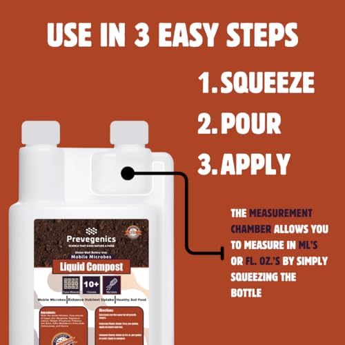 Liquid Compost | (32 fl. oz.) | Worm Tea with Trace Minerals, Vitamins, and Aerobic Microbes | Improves Soil Health, Mobile Microbes, and Enhance Nutrient Uptake - Image 2