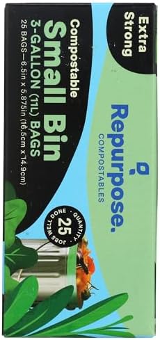 Repurpose Compostable 3 Gallon Food Scrap Bags, 25 CT - Image 2