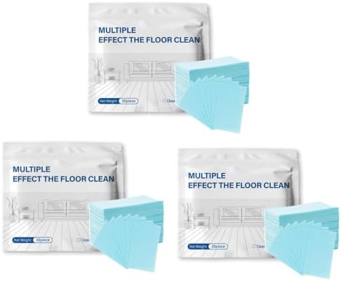Floor Cleaning Tablets, Multi-Effect Floor Clean Tablets, Mop Soap Scented Cleaning Sheets For Mop & Bucket, Multi-Surface Cleaning Supplies For Living Room Bedroom Daily Maintenance by Unknown