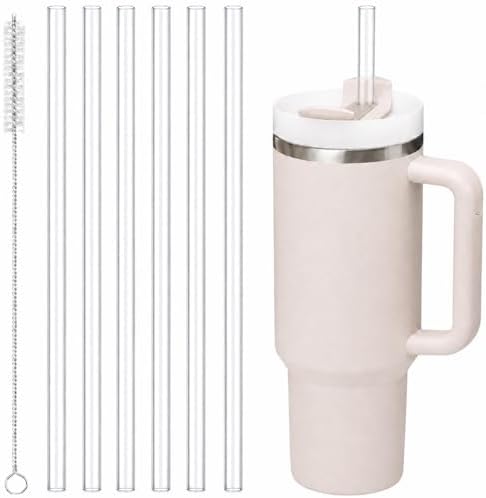 Joshey Replacement Straws for Stanley Quencher 40oz Tumbler, 6 Pack by Joshey