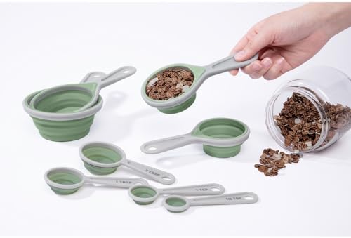 Kitchen Gadgets Set 13 Piece, Space Saving, RV Essentials, Green - Image 4