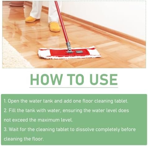 Multi-Surface Floor Cleaner Tablet, Multi-Effect Floor Cleaning Sheets, Multi Effect Floor Cleaner Sheets, Luxury Vinyl Plank & Wood Floors(Camellia Scent, 200PCS) - Image 6