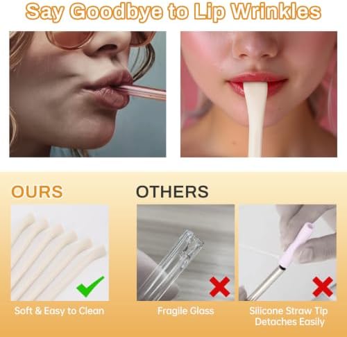NiHome 6PCS Silicone Anti-Wrinkle Straws Fit for Stanley 40oz 30oz Tumblers - Image 3