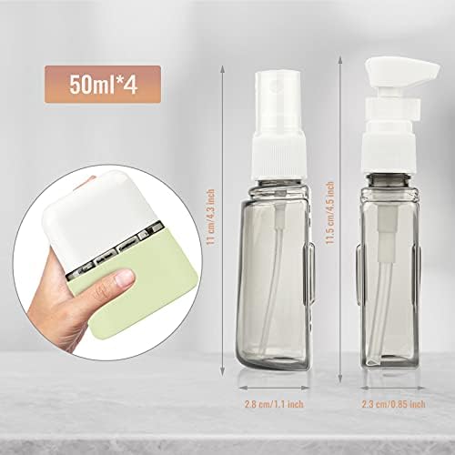 Bpluma Travel Bottles, Leak Proof Containers For Toiletries TSA Approved Airplane Accessories Kits For Liquid With Labels - Image 2