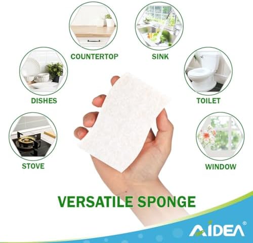 AIDEA Sponges Kitchen, 9Count, Non-Scratch Scrub Sponge for Dishes - Image 6