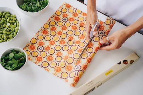 SuperBee Beeswax Wrap Roll XL Reusable Food Wrap Bees Paper – Passion - Image 3