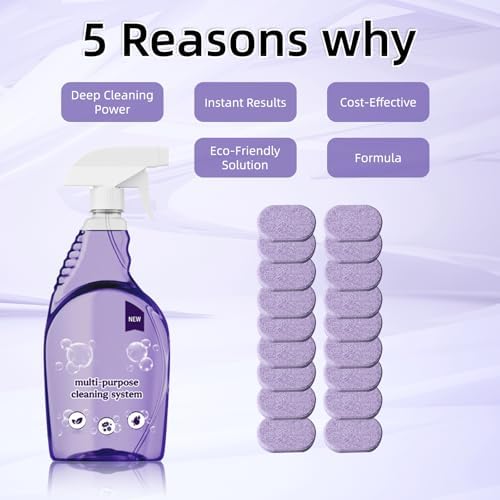 Oven Cleaner Spray with 18 Concentrated Tablets (Upgraded Formula) - Image 7