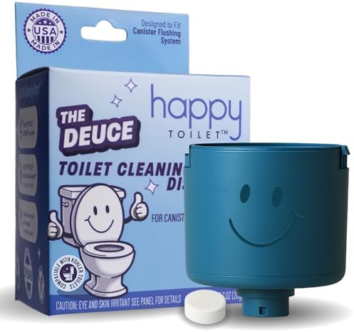 Happy Toilet Cleaner Original Deuce Toilet Bowl Cleaner Tablet Holder 1PK by HappyToiletCleaner