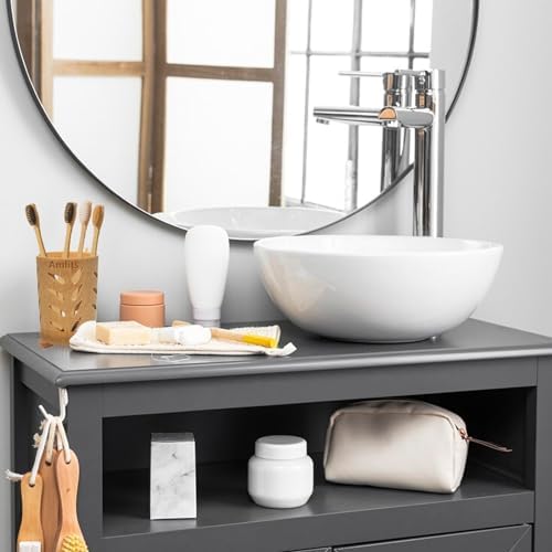 Bamboo Toothbrush Holder with Drainage – Quick Drying Single-Piece Design –Toothbrush Holders for Bathrooms – Wooden Toothbrush Holder Resilient in Humid Conditions - Glossy Leaves - Image 6
