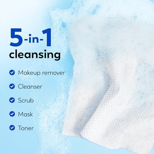 Olay Makeup Remover Wipes, Daily Facials Deep Clean Face Cleanser for Normal to Oily Skin, Alcohol & Fragrance Free, Soft Face Wash Towels, Travel Essentials for Women, Convenient Dry Cloths, 66 ct - Image 3