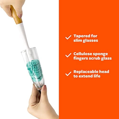 Full Circle Replacement Sponge Head for Glass Act Cleaning Wand - Image 2