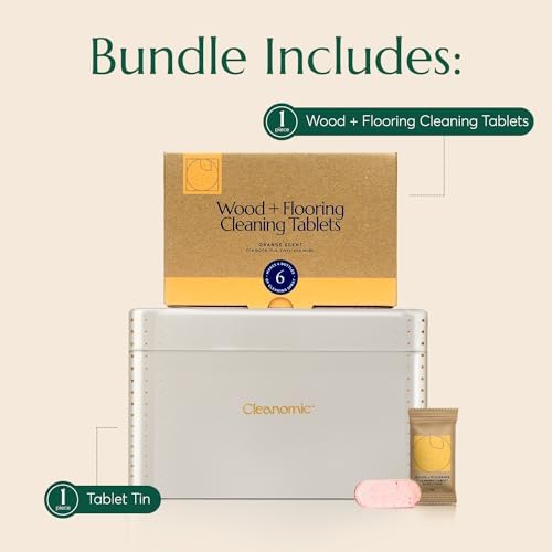CLEANOMIC Wood and Flooring Cleaning Tablets and Tablet Tin Bundle - Image 6