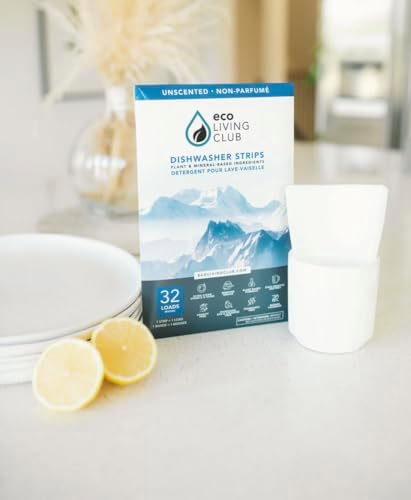 Dishwasher detergent strips sheets unscented lightweight plastic free - Image 6