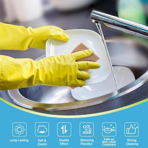 AIDEA Sponges Non Scratch, 12Count, Natural Sponge for Non Stick Cookware - Image 4
