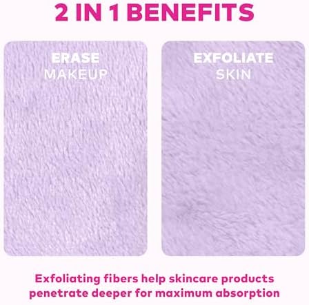 The Original Makeup Eraser 7-Day Set, Erase All Makeup With Just Water, Including Waterproof Mascara, Eyeliner, Foundation, Lipstick, Sunscreen, and More! Hello Kitty Pastel, 7 ct. - Image 6