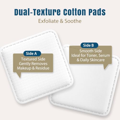 Ourmed Life Large Cotton Pads for Face, 3 x 3 Makeup Remover Pads, 120 ct - Image 4