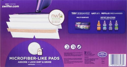 Swiffer WetJet Mops for Floor Cleaning, Hardwood Floor Cleaner Spray Mop Pad Refill, 20 Count - Image 3