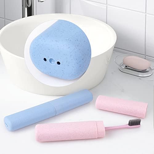 Hooqict 4 Pack Travel Toothbrush Case Portable Travel Toothbrush Holder Plastic Toothbrush Container Protector Cover Case for Traveling, Bathroom, Camping, Home, School, Business - Image 6