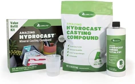 Alumilite HydroCast Mineral Casting Compound Refill Pack, 4.4 lbs by Alumilite
