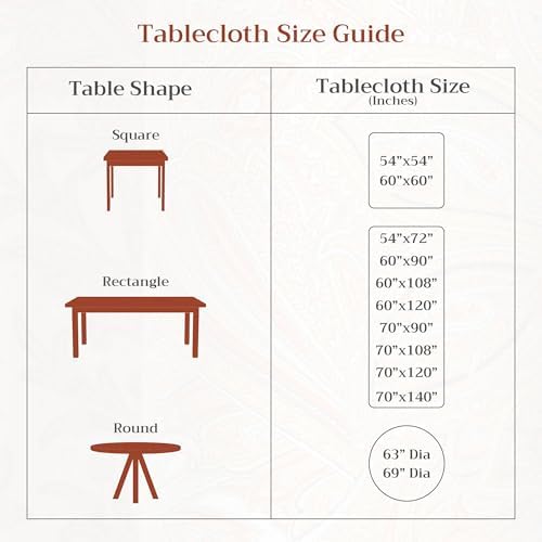 Maison d' Hermine Table Cloth Rectangle Table Reusable 100% Cotton 70"x90" - Image 4
