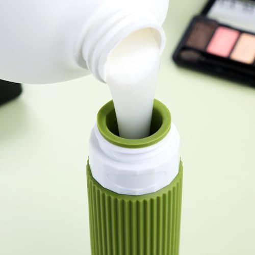 Mrsdry Travel Bottles for Toiletries, Tsa Approved 3oz Portable Travel Bottles, BPA Free Leak Proof Squeezable Silicone Travel Size Containers, Travel Accessories with Clear Toiletry Bag (4 Pack) - Image 3
