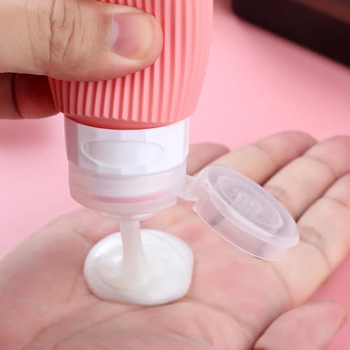 Mrsdry 16 Pack Travel Bottles Set, TSA Approved Leak Proof Silicone Squeezable Containers for Toiletries, Refillable Travel Accessories for Conditioner, Shampoo, Lotion & Body Wash Accessories - Image 4