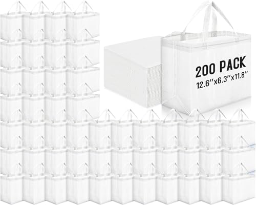 Windyun Reusable Grocery Bags Non Woven with Handles by Windyun