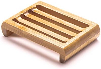 Bamboo Soap Dish | Bamboo Soap Tray | 11cm x 7.5 cm | Eco Product, Eco Friendly Gift (1) by New+Living