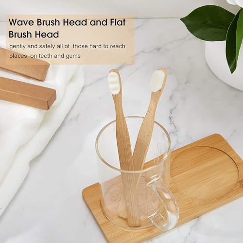 Extra Soft Bristles Bamboo Toothbrushes 10Pack - Image 2