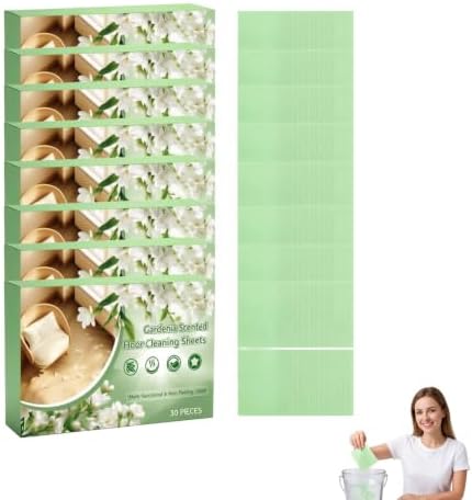 Wood Cleaner Tablets for Mopping, Multi-Effect Floor Cleaner Tablets for Mopping, Multiple Effect The FloorClean Laminate Tile, Multi-Surface Hard Floor Cleaner for Tile Vinyl Laminate Stone. (8PCS) by Unknown