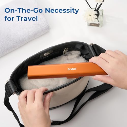 Aluminum Toothbrush Travel Case, Portable Travel Toothbrush Holder, Durable Manual Toothbrush Box Container for Traveling, Bathroom, Camping, Business Trip-Pumpkin Orange - Image 4