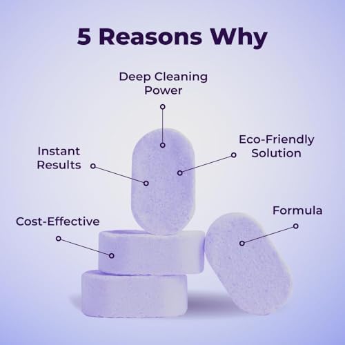 The All-In-One Multi Purpose Cleaning System - Cleaning Spray for Instant Stain Removal, With Concentrated Cleaning Tablets, for Home, Kitchen, Bathroom & More (1 Bottle+18 Pcs) - Image 3
