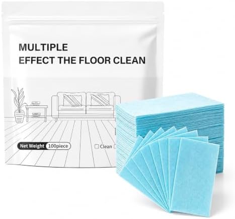Floor Cleaning Tablets, Multi-Surface Cleaner Sheets, 100 Count, Blue by Unknown