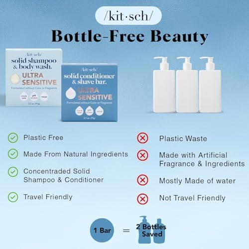 Kitsch Ultra Sensitive Fragrance-Free Bar Soap for Sensitive Skin & Scalp - Image 3