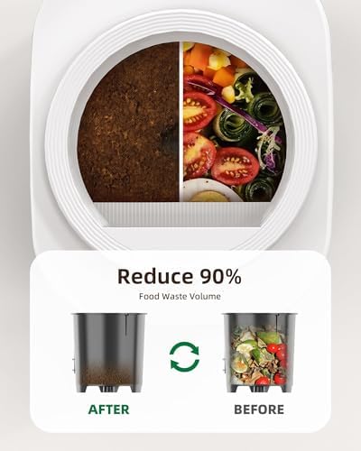 Electric Composter for Kitchen, 4L Large Smart Countertop Compost Bin, Odorless | Auto-Cleaning | Low Noise |Turn Food Waste into Fertilizer Composter, 2026 New Indoor Food Waste Compost Machine - Image 7