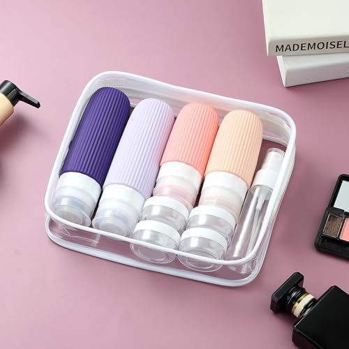 Mrsdry 16 Pack Travel Bottles Set, TSA Approved Leak Proof Silicone Squeezable Containers for Toiletries, Refillable Travel Accessories for Conditioner, Shampoo, Lotion & Body Wash Accessories - Image 7