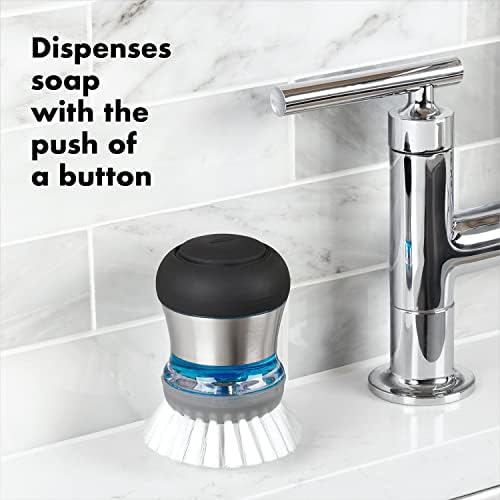 OXO Steel Soap Dispensing Palm Brush Refills, 2-Pack - Image 5